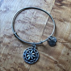Alex and Ani silver compass bracelet